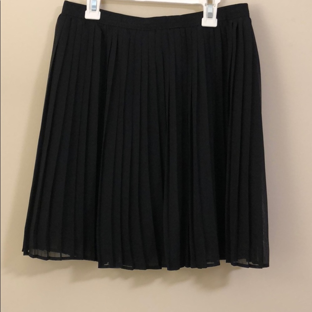 Ruffled Black Skirt